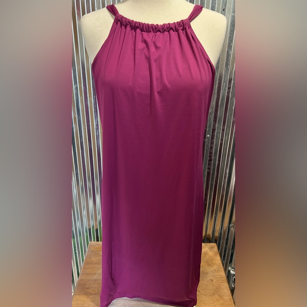 Athleta Halter Swim Dress with Built in Bra